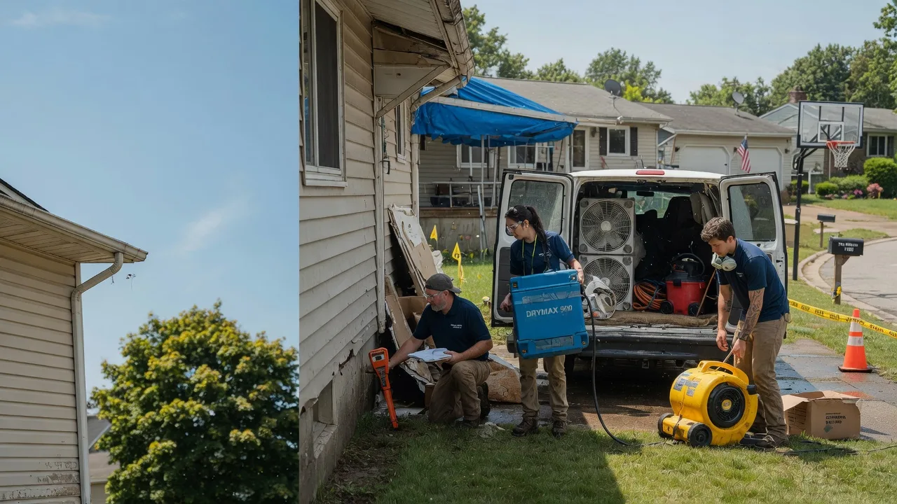 Ceiling Leak Cleanup in West Unity, OH near me